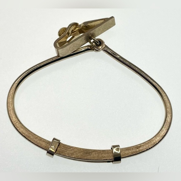 Vintage Other - 3 for $30 Vintage Signed Swank Gold Tone Open Loop Expandable Tie Ring Clip